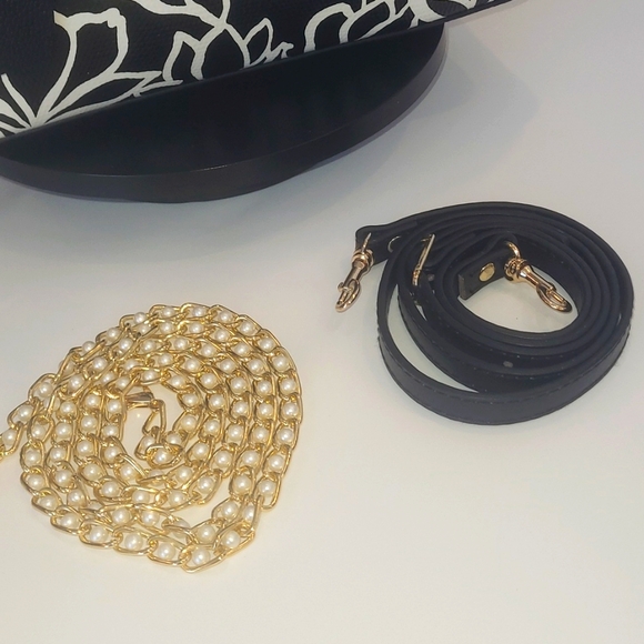 Kate Spade Margaux Embossed Scribble   Floral Satchel - Picture 7 of 11